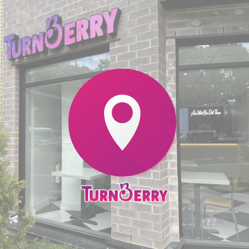 TurnBerry store location with modern storefront design